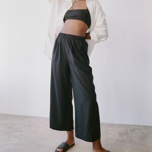 OZMA Crop Wide-Leg Pants